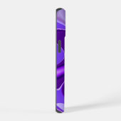 Lila Blume Regenbogen Träume iPhone 15 Hülle (Rechte Seite)