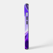 Lila Blume Regenbogen Träume iPhone 15 Hülle (Linke Seite)