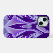 Lila Blume Regenbogen Träume iPhone 15 Hülle (Rückseite (Horizontal))