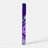 Lila Blume Regenbogen Träume iPhone 15 Hülle (Rechte Seite)