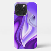 Lila Blume Regenbogen Träume iPhone Hülle (Rückseite)