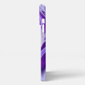 Lila Blume Regenbogen Träume iPhone Hülle (Linke Seite)