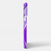 Lila Blume Regenbogen Träume iPhone Hülle (Rechte Seite)