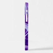 Lila Blume Regenbogen Träume iPhone Hülle (Linke Seite)