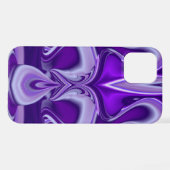 Lila Blume Regenbogen Träume iPhone Hülle (Rückseite (Horizontal))