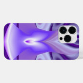 Lila Blume Regenbogen Träume iPhone Hülle (Rückseite (Horizontal))