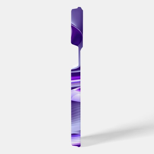 Lila Blume Regenbogen Träume iPhone Hülle (Rechte Seite)