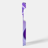 Lila Blume Regenbogen Träume iPhone Hülle (Linke Seite)