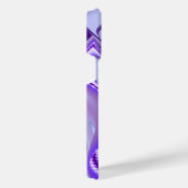 Lila Blume Regenbogen Träume iPhone Hülle (Rechte Seite)