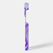 Lila Blume Regenbogen Träume iPhone Hülle (Linke Seite)