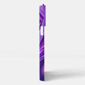 Lila Blume Regenbogen Träume iPhone Hülle (Rechte Seite)