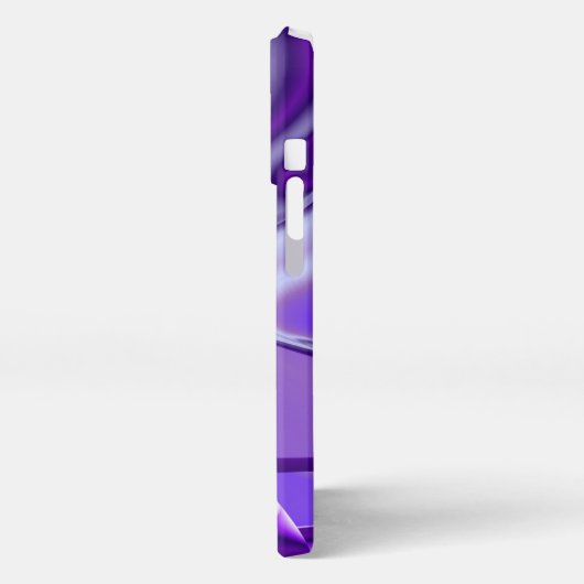 Lila Blume Regenbogen Träume iPhone Hülle (Linke Seite)