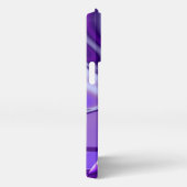 Lila Blume Regenbogen Träume iPhone Hülle (Rechte Seite)