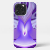 Lila Blume Regenbogen Träume iPhone Hülle (Rückseite)