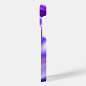 Lila Blume Regenbogen Träume iPhone Hülle (Linke Seite)