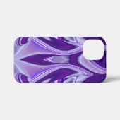 Lila Blume Regenbogen Träume iPhone Hülle (Rückseite (Horizontal))