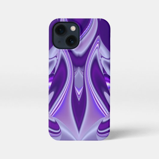 Lila Blume Regenbogen Träume iPhone Hülle (Rückseite)