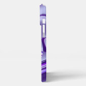 Lila Blume Regenbogen Träume iPhone Hülle (Linke Seite)