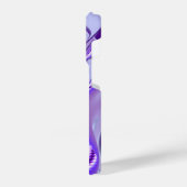 Lila Blume Regenbogen Träume iPhone Hülle (Linke Seite)