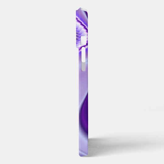 Lila Blume Regenbogen Träume iPhone Hülle (Linke Seite)