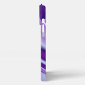 Lila Blume Regenbogen Träume iPhone Hülle (Linke Seite)