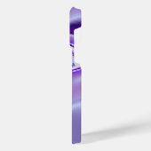 Lila Blume Regenbogen Träume iPhone Hülle (Linke Seite)