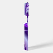 Lila Blume Regenbogen Träume iPhone Hülle (Rechte Seite)