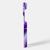 Lila Blume Regenbogen Träume iPhone Hülle (Linke Seite)