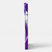 Lila Blume Regenbogen Träume iPhone Hülle (Linke Seite)