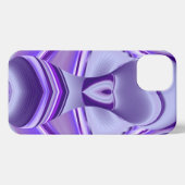 Lila Blume Regenbogen Träume iPhone Hülle (Rückseite (Horizontal))