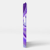 Lila Blume Regenbogen Träume iPhone Hülle (Rechte Seite)