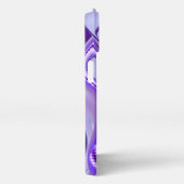 Lila Blume Regenbogen Träume iPhone Hülle (Rechte Seite)