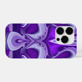 Lila Blume Regenbogen Träume iPhone Hülle (Rückseite (Horizontal))