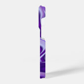 Lila Blume Regenbogen Träume iPhone Hülle (Linke Seite)