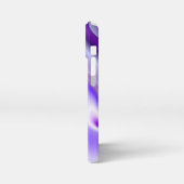 Lila Blume Regenbogen Träume iPhone Hülle (Linke Seite)