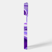 Lila Blume Regenbogen Träume iPhone Hülle (Rechte Seite)