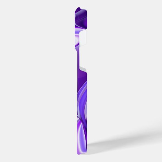 Lila Blume Regenbogen Träume iPhone Hülle (Linke Seite)