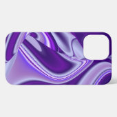 Lila Blume Regenbogen Träume iPhone Hülle (Rückseite (Horizontal))