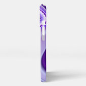 Lila Blume Regenbogen Träume iPhone Hülle (Linke Seite)