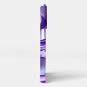 Lila Blume Regenbogen Träume iPhone Hülle (Rechte Seite)