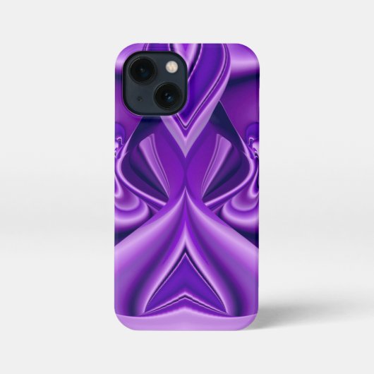 Lila Blume Regenbogen Träume iPhone Hülle (Rückseite)