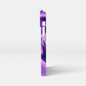 Lila Blume Regenbogen Träume iPhone Hülle (Linke Seite)