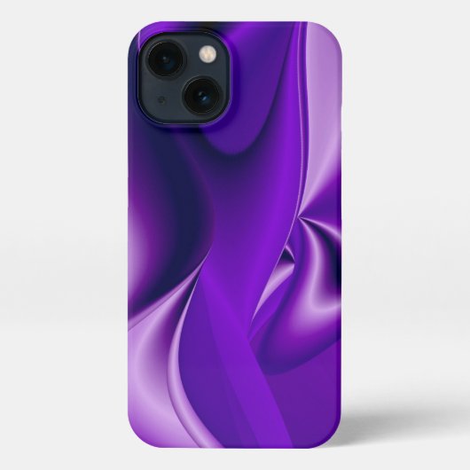 Lila Blume Regenbogen Träume iPhone Hülle (Rückseite)