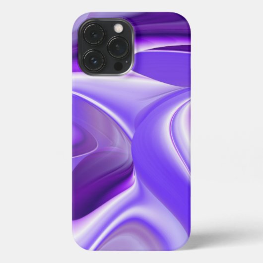 Lila Blume Regenbogen Träume iPhone Hülle (Rückseite)