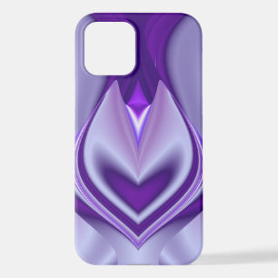 Lila Blume Regenbogen Träume iPhone 12 Hülle