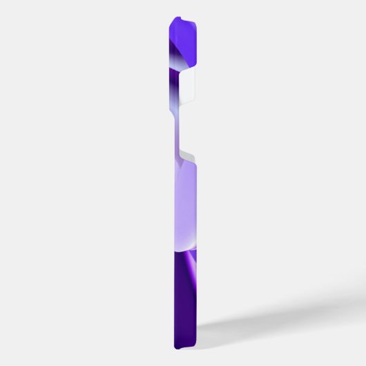 Lila Blume Regenbogen Träume iPhone Hülle (Linke Seite)