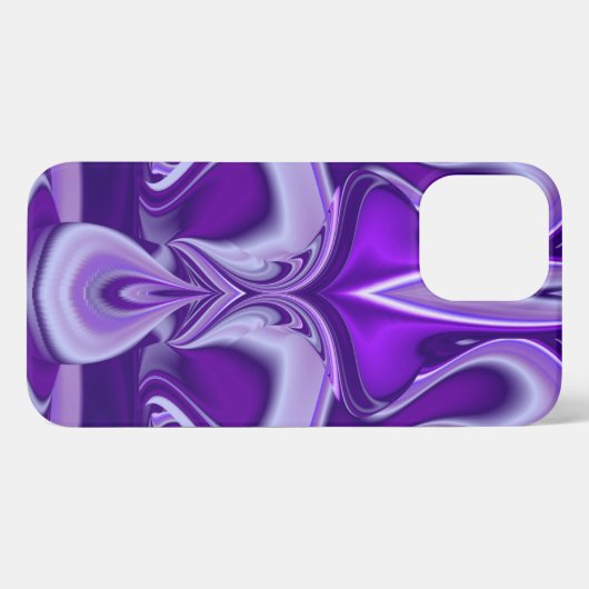 Lila Blume Regenbogen Träume iPhone Hülle (Rückseite (Horizontal))