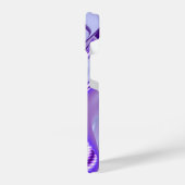 Lila Blume Regenbogen Träume iPhone Hülle (Linke Seite)