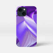 Lila Blume Regenbogen Träume iPhone Hülle (Rückseite)