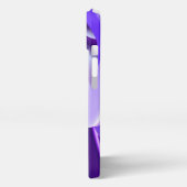 Lila Blume Regenbogen Träume iPhone Hülle (Linke Seite)